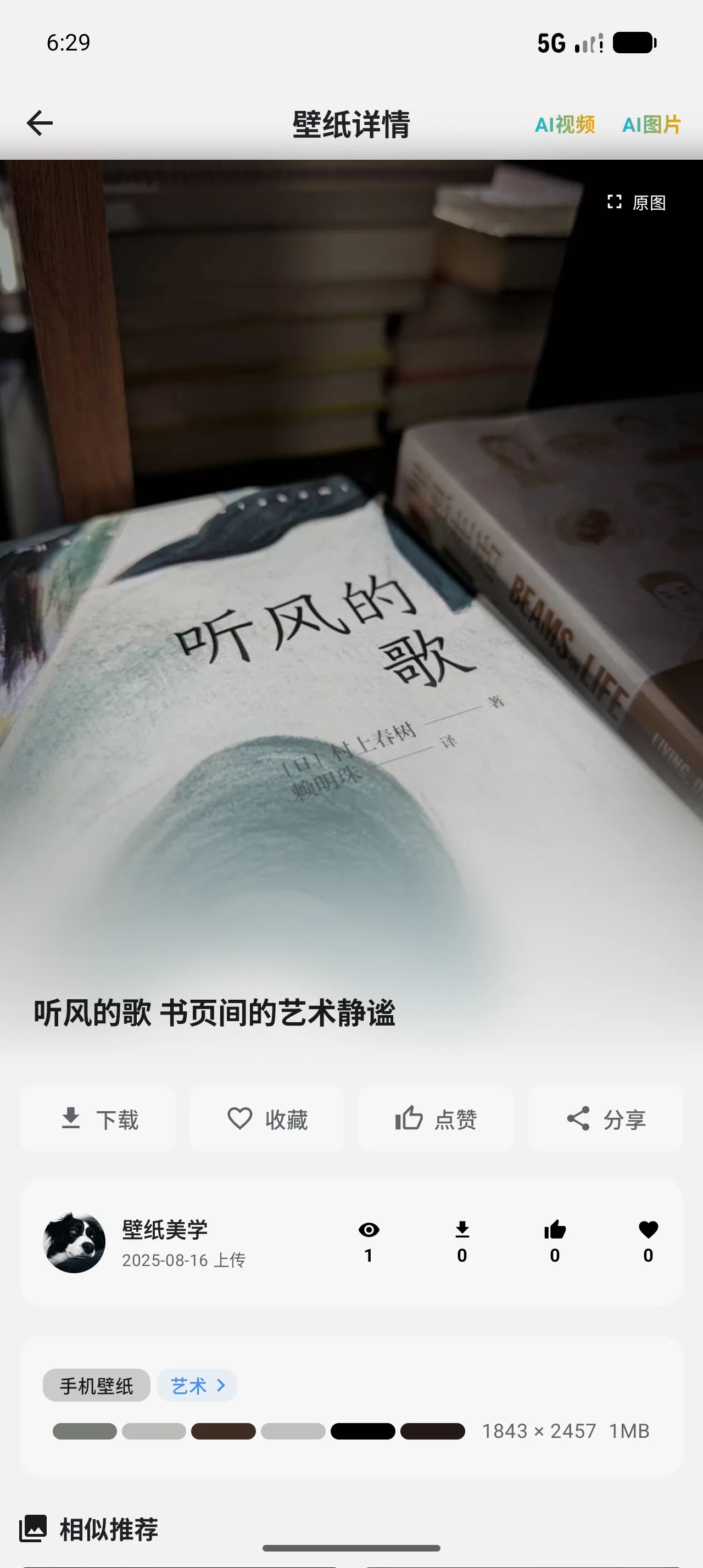 手机端:壁纸详情